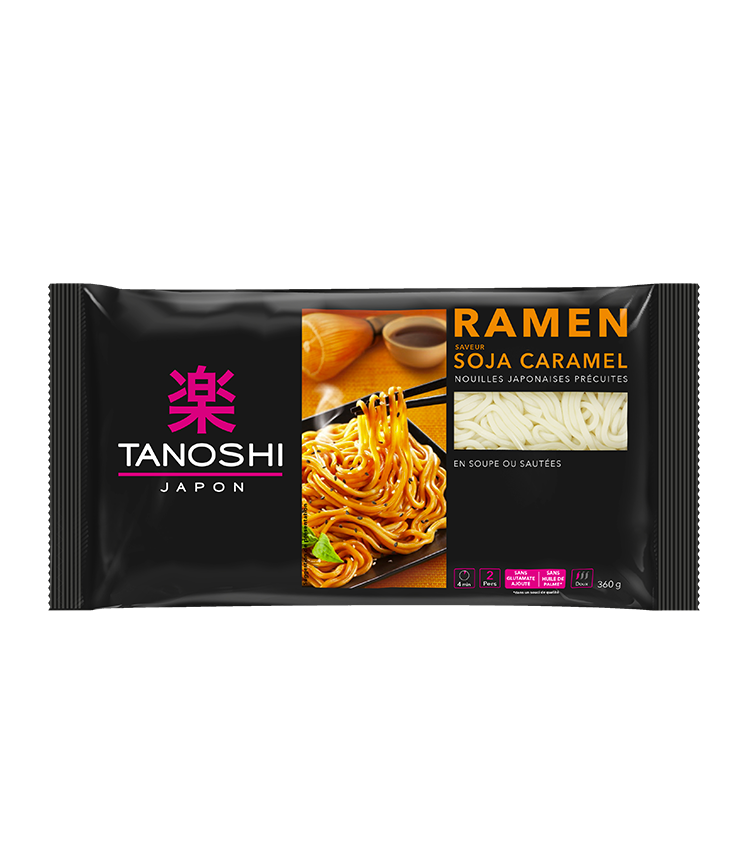 Ramen soja caramel - Tanoshi - 360 g